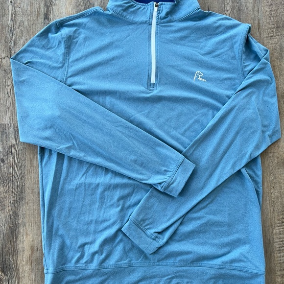 Rhoback Other - Rhoback Blue Quarter-Zip Sweatshirt